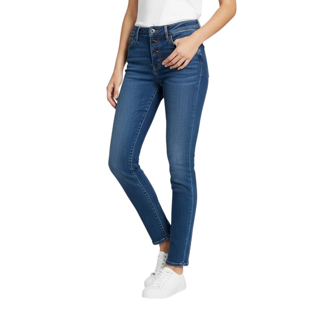 J.Crew 10" High-Rise Skinny Jeans in Signature Stretch, US28